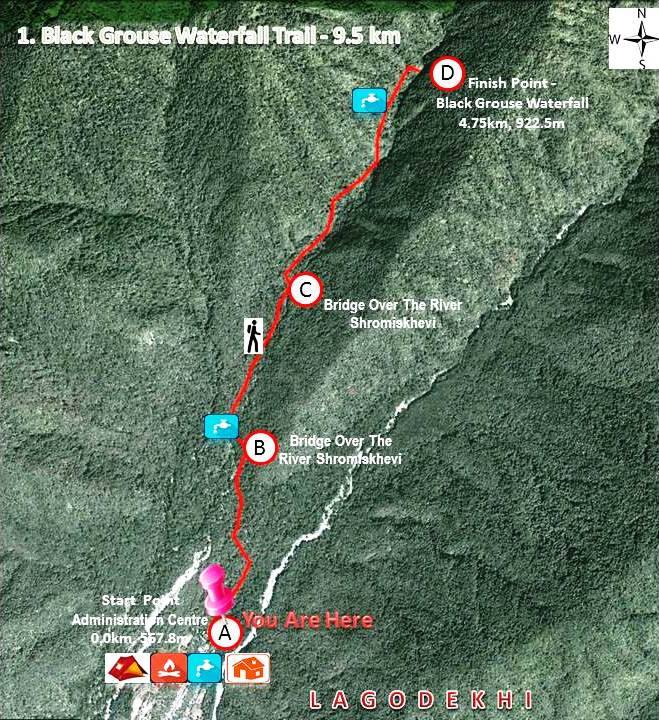 Lagodekhi protected area map