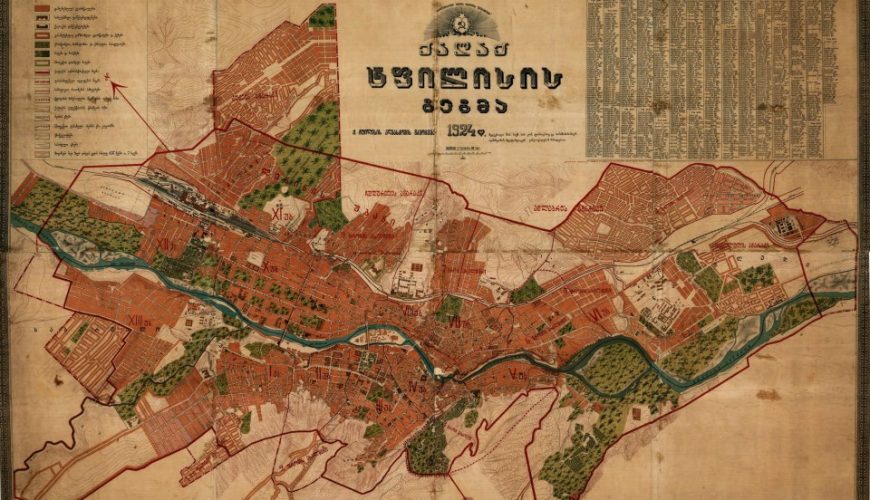 Old maps of Tbilisi