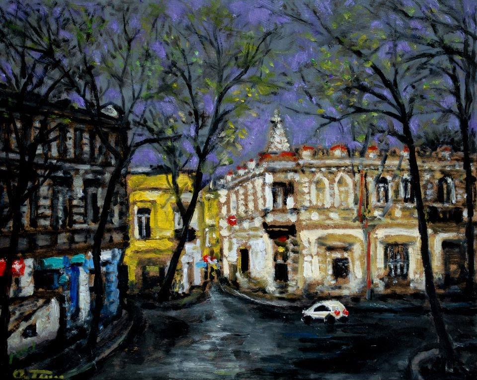 Tbilisi paintings oleg timchenko