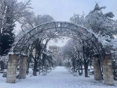 Vere park Snow in Tbilisi 2026