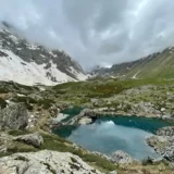 Abudelauri blue lake chaukhi trekking