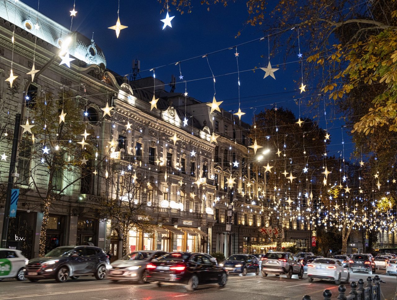 Rustaveli ave. Photo by Badri Vadachkoria