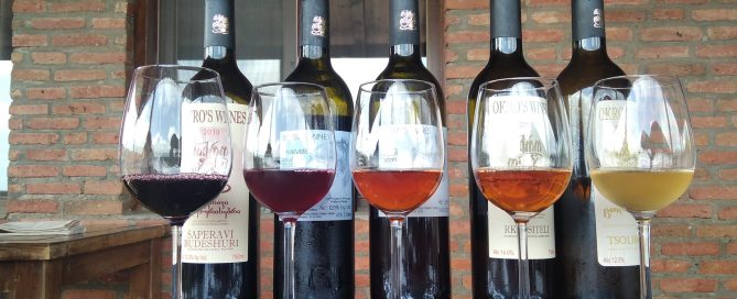 Georgian wines. Okro wines in Signagi