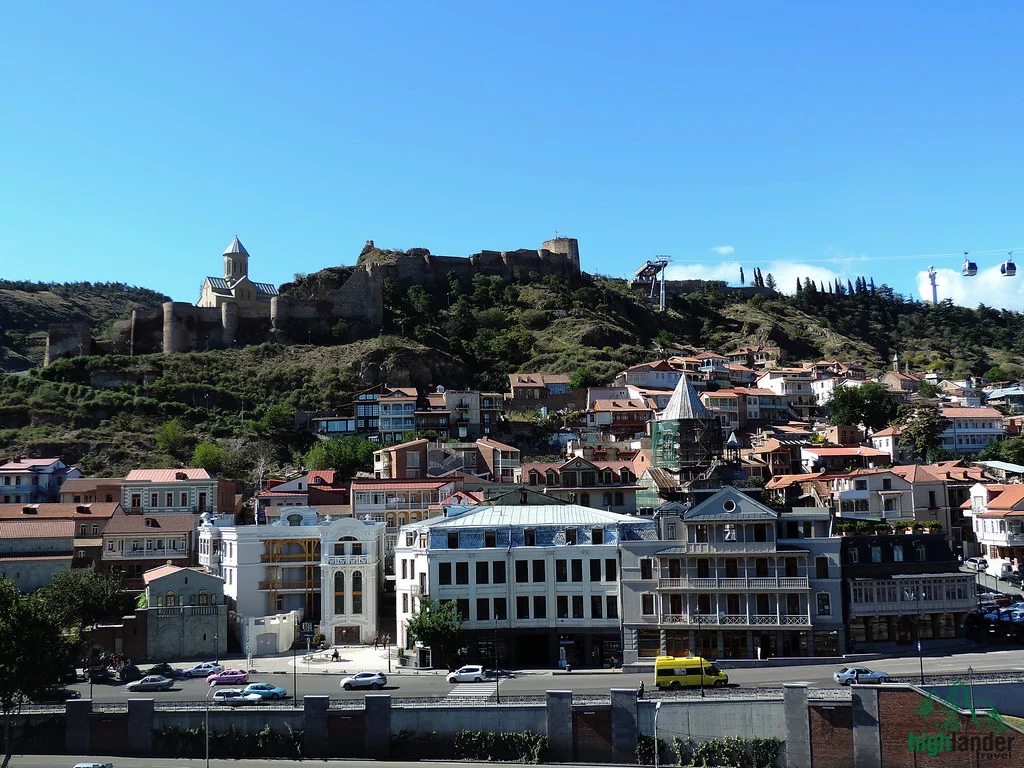 Narikala Fortress view from Metekhi