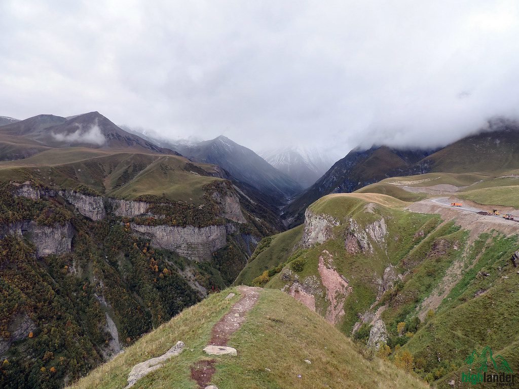 Kazbegi Kazbegi views to mountains