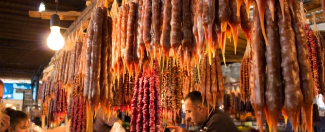 Telavi market Churchkhelas Spring and Autumn Tour in Georgia