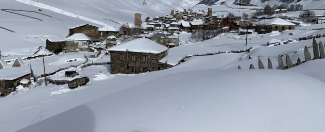 Ushguli in winter