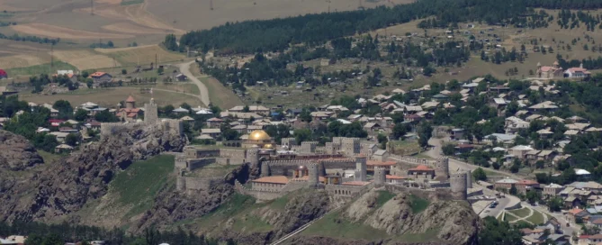 Akhaltsikhe view from Sapara road