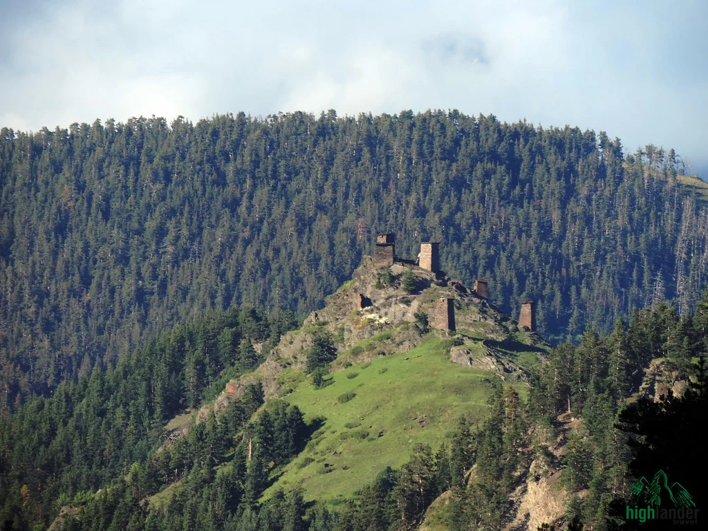 Keselo towers Upper Omalo, Tusheti