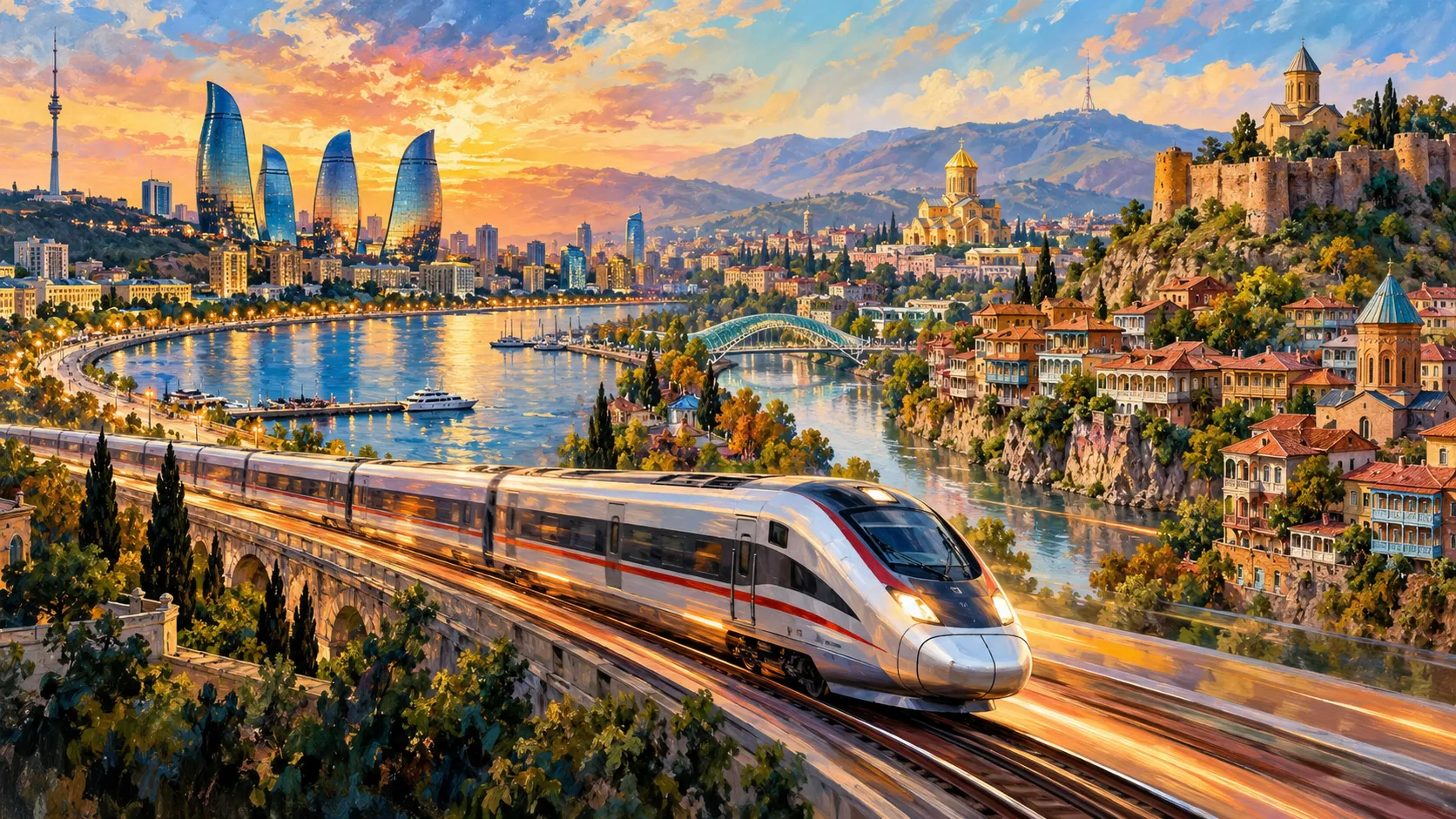 Baku Tbilisi Train
